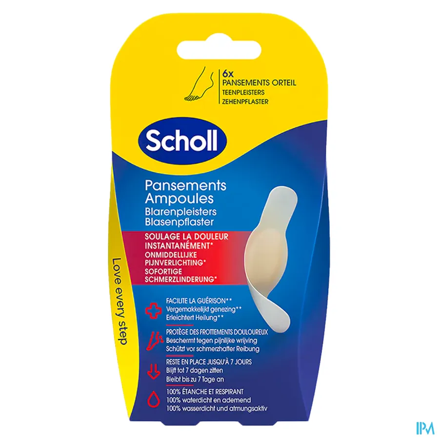 packshot van Scholl Blarenpleister Teenpleister Set 6 stuks