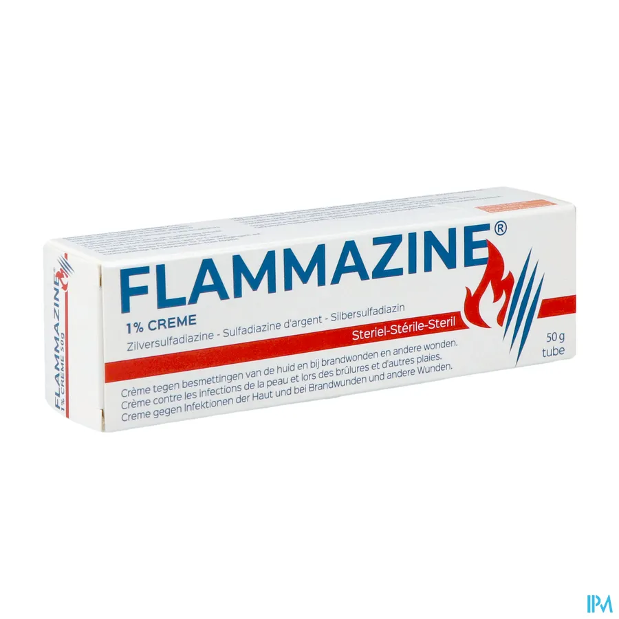 packshot van Flammazine Creme 1% 50g
