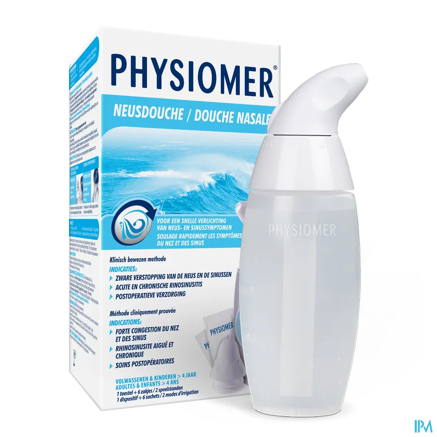 productshot van Physiomer Sinusitis Neusdouche 1 set