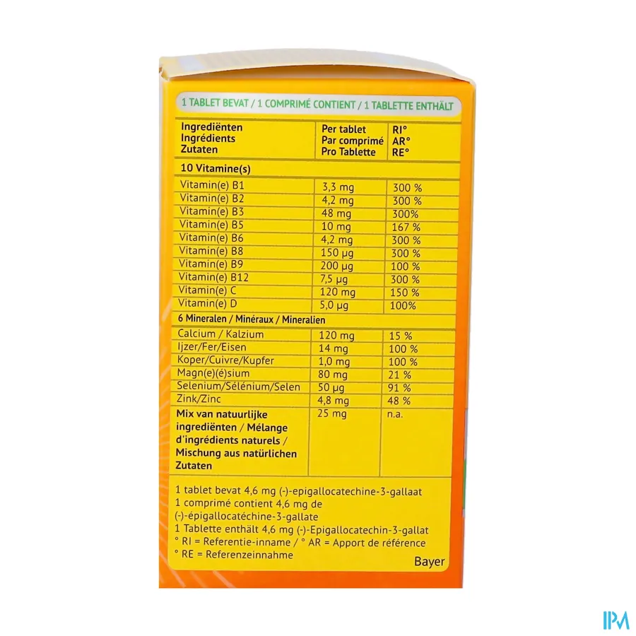 packshot van Supradyn Energy Natura 30 Tabletten