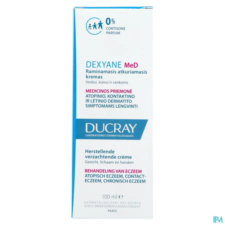 packshot van Ducray Dexyane MeD Herstellende Verzachtende Crème 100 ml