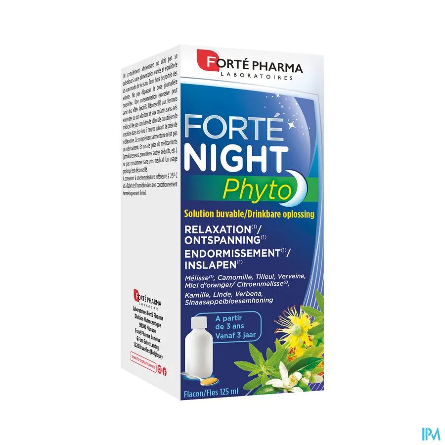 packshot van FortéNight Phyto Ontspanning/Inslapen 125 ml
