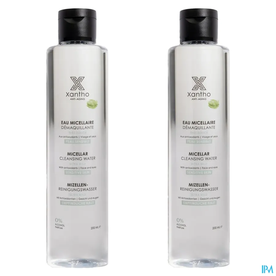 packshot van Xantho Micellair Water 2 x 200 ml - PROMO 2de Aan 50%