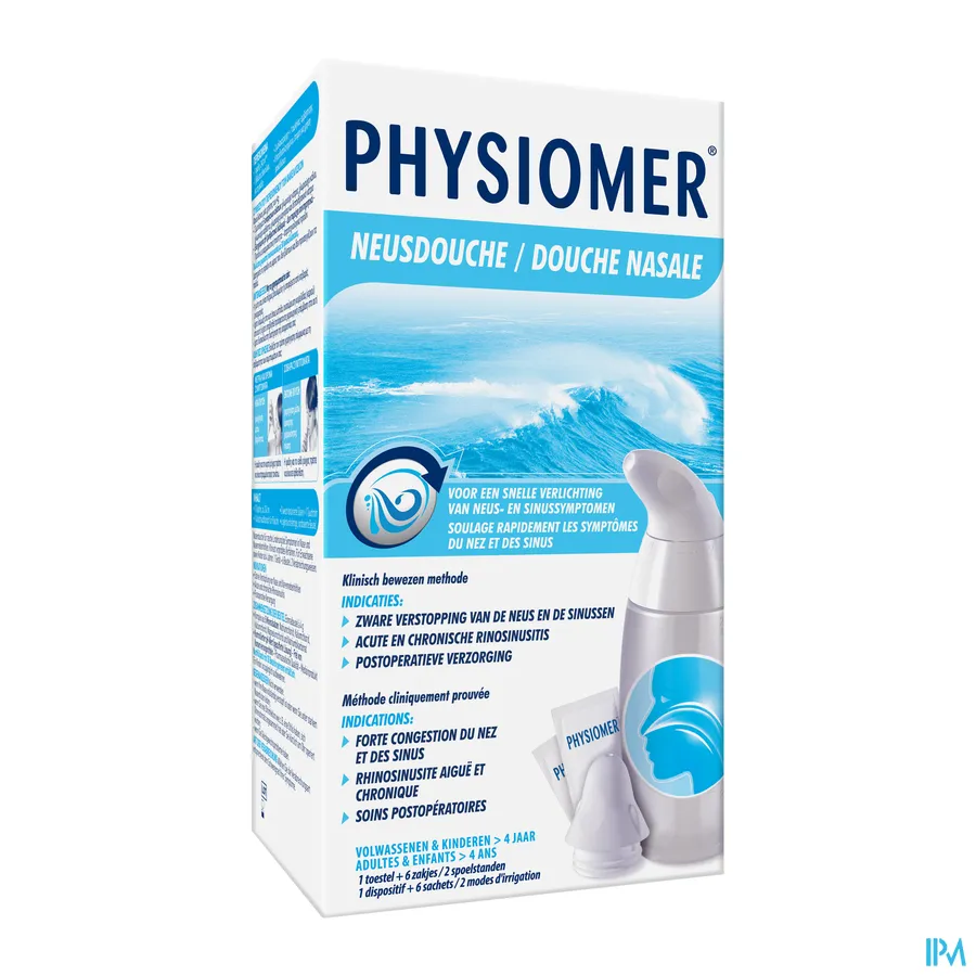 packshot van Physiomer Sinusitis Neusdouche 1 set