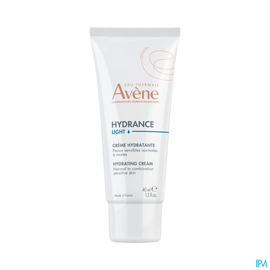 productshot van Avène Hydrance Licht Hydraterende Emulsie voor Normale tot Gemengde Huid 40 ml