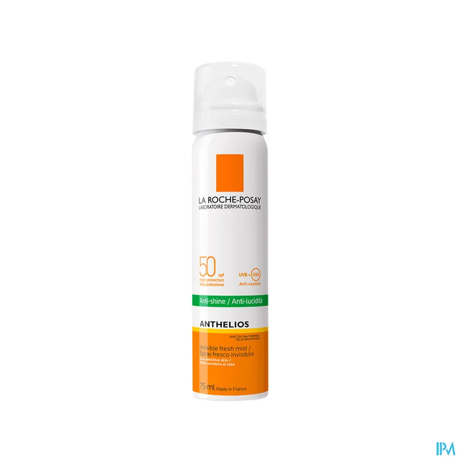 packshot van La Roche-Posay Anthelios Onzichtbare Mist SPF 50 Gelaat Anti-glim 75 ml