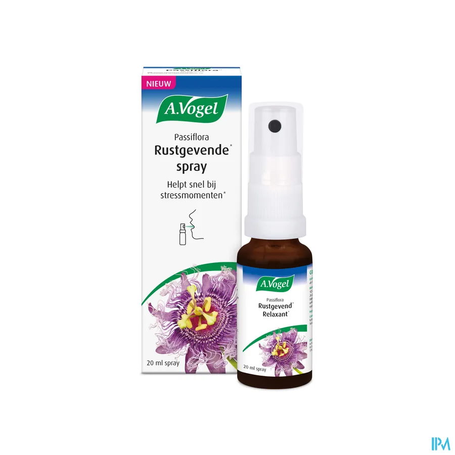 productshot van A. Vogel Passiflora Rustgevende Spray 20 ml