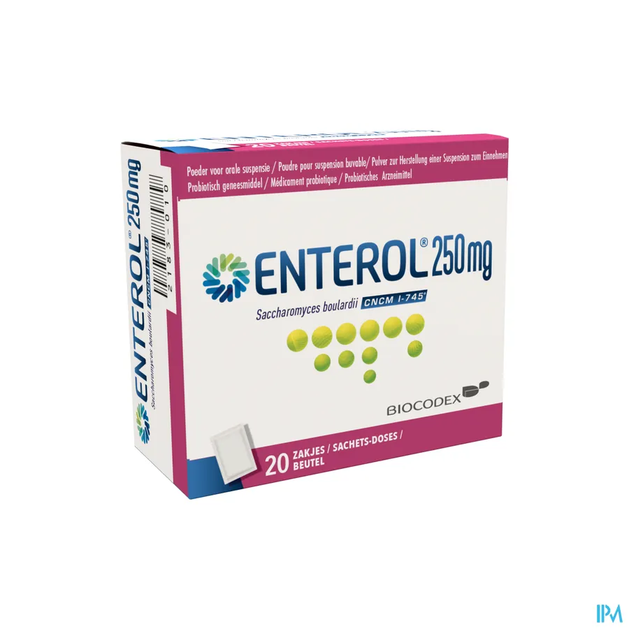 packshot van Enterol 20 Zakjes