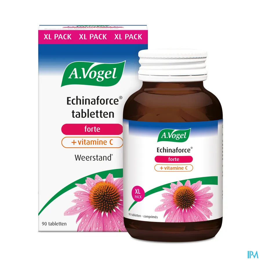 packshot van A.Vogel Echinaforce Forte + Vitamine C 90 tabletten