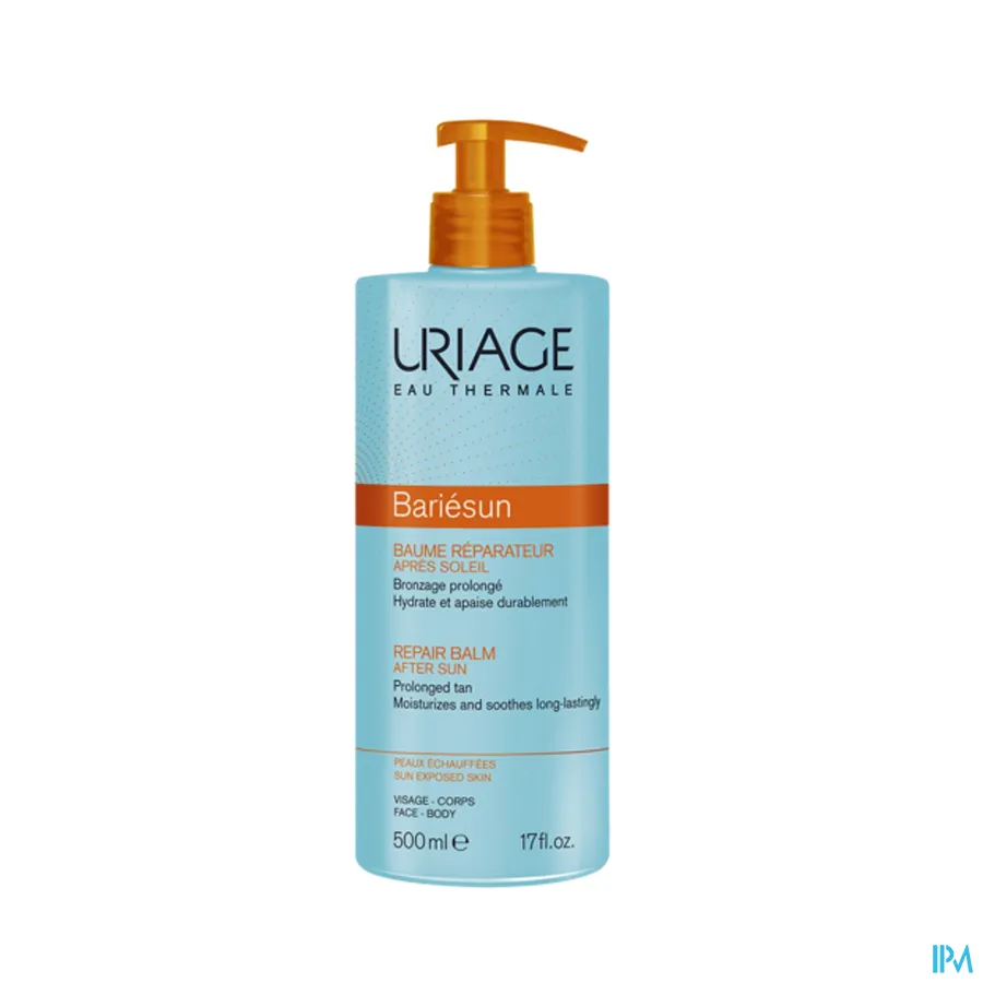 productshot van Uriage Bariésun Herstellende Balsem Aftersun 500 ml