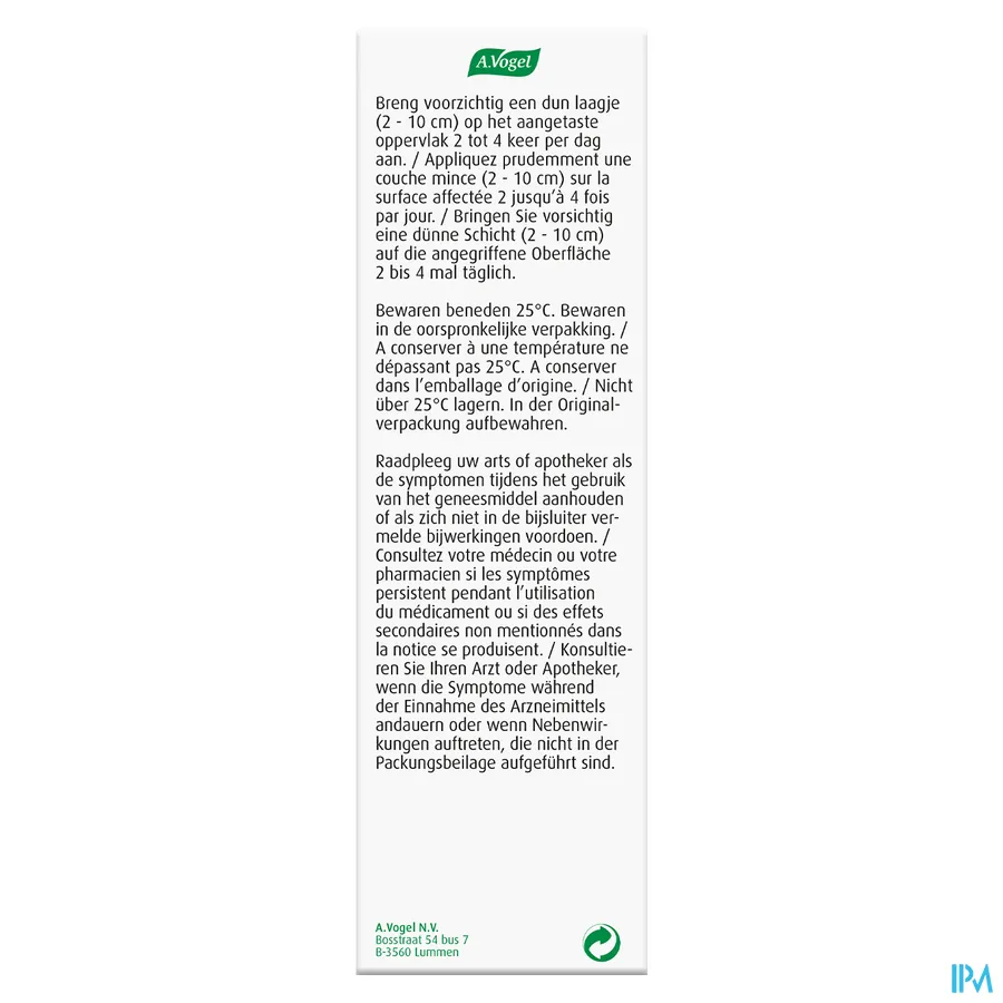 packshot van A. Vogel ArnicaforceMed Forte Gel 100 ml
