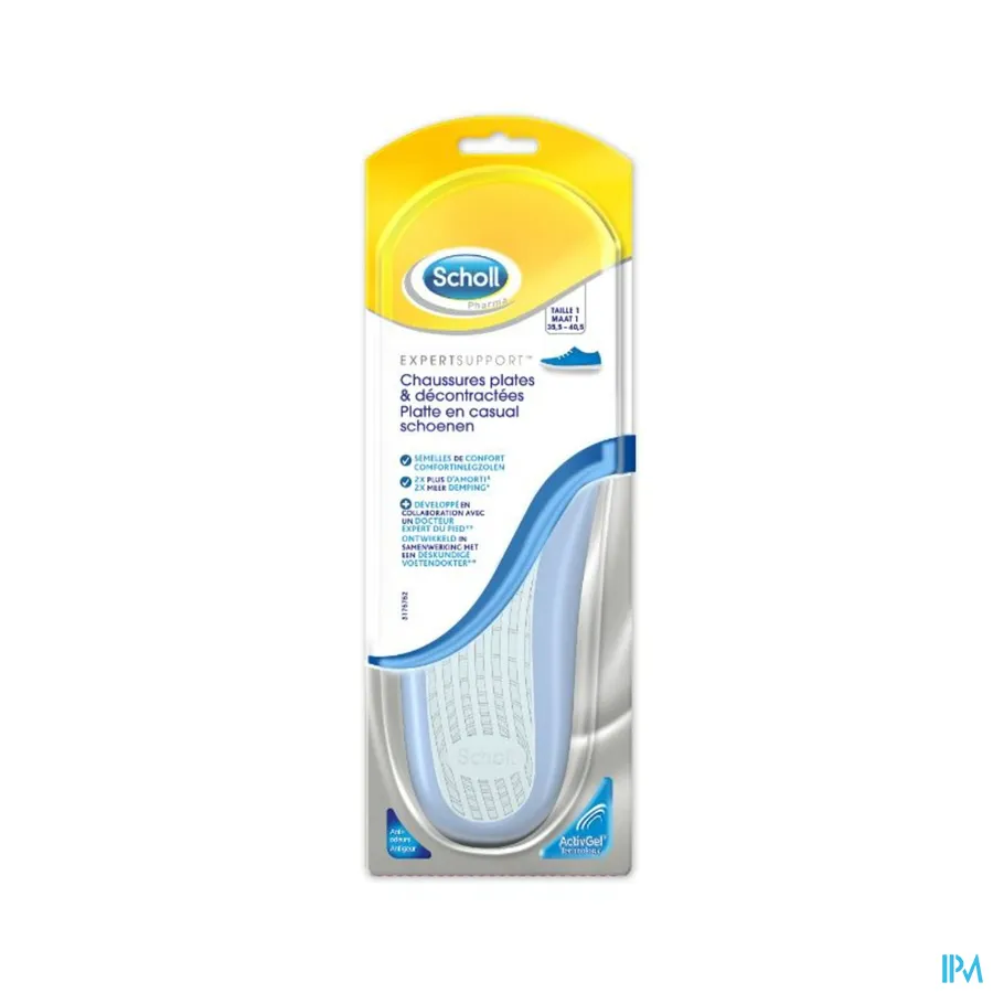 packshot van Scholl Platte & Casual Schoenen Inlegzolen 1 paar