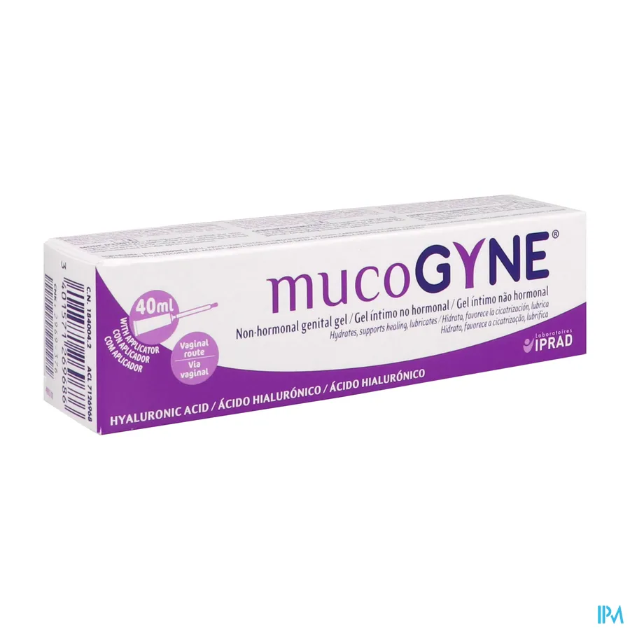 packshot van Mucogyne Niet-Hormonale Intieme Gel 40 ml