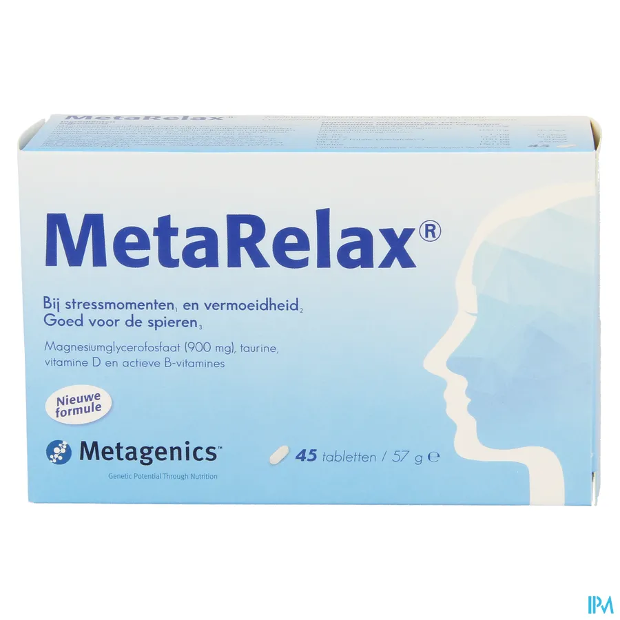 packshot van MetaRelax 45 tabletten