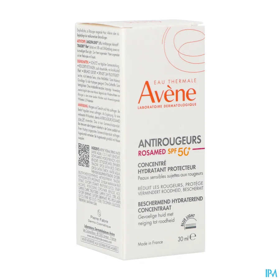 packshot van Avène Antirougeurs Rosamed SPF 50+ 30 ml
