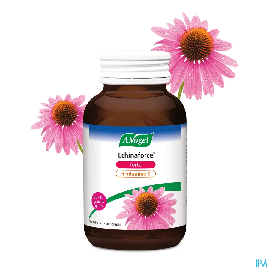 packshot van A. Vogel Echinaforce Forte + Vitamine C PROMO 100 tabletten