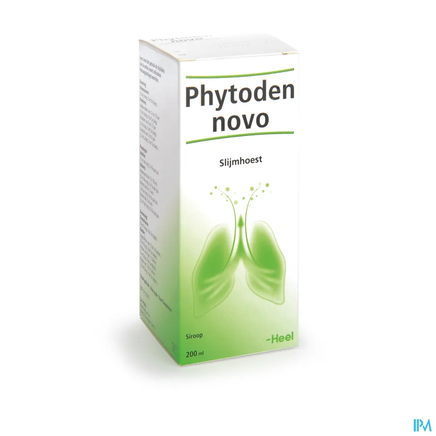 packshot van Heel Phytoden Novo Siroop 200 ml