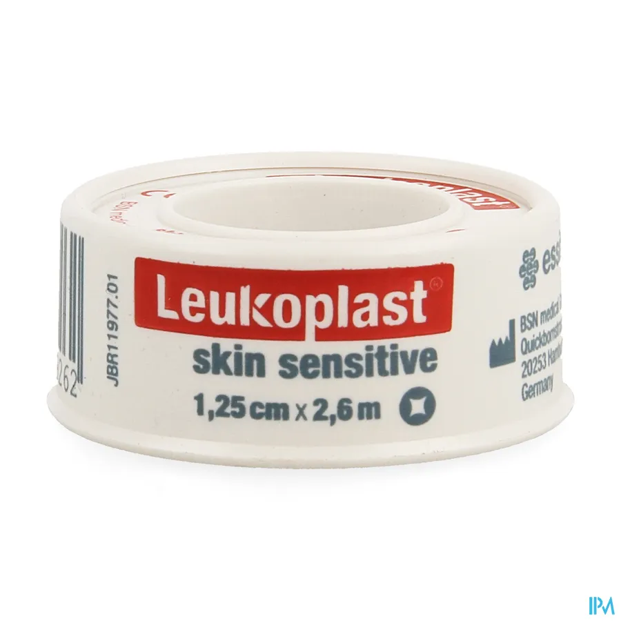 packshot van Leukoplast Skin Sensitive Deksel 1,25cm x 2,6m