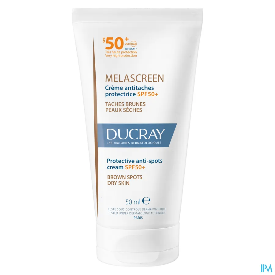 packshot van Ducray Melascreen Crème Anti-Pigmentvlekken SPF50+ 50 ml