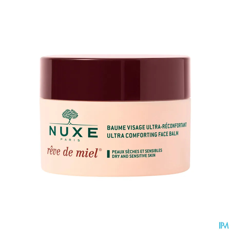 productshot van Nuxe Rêve de Miel Ultra-Verzachtende Gelaatsbalsem 50 ml