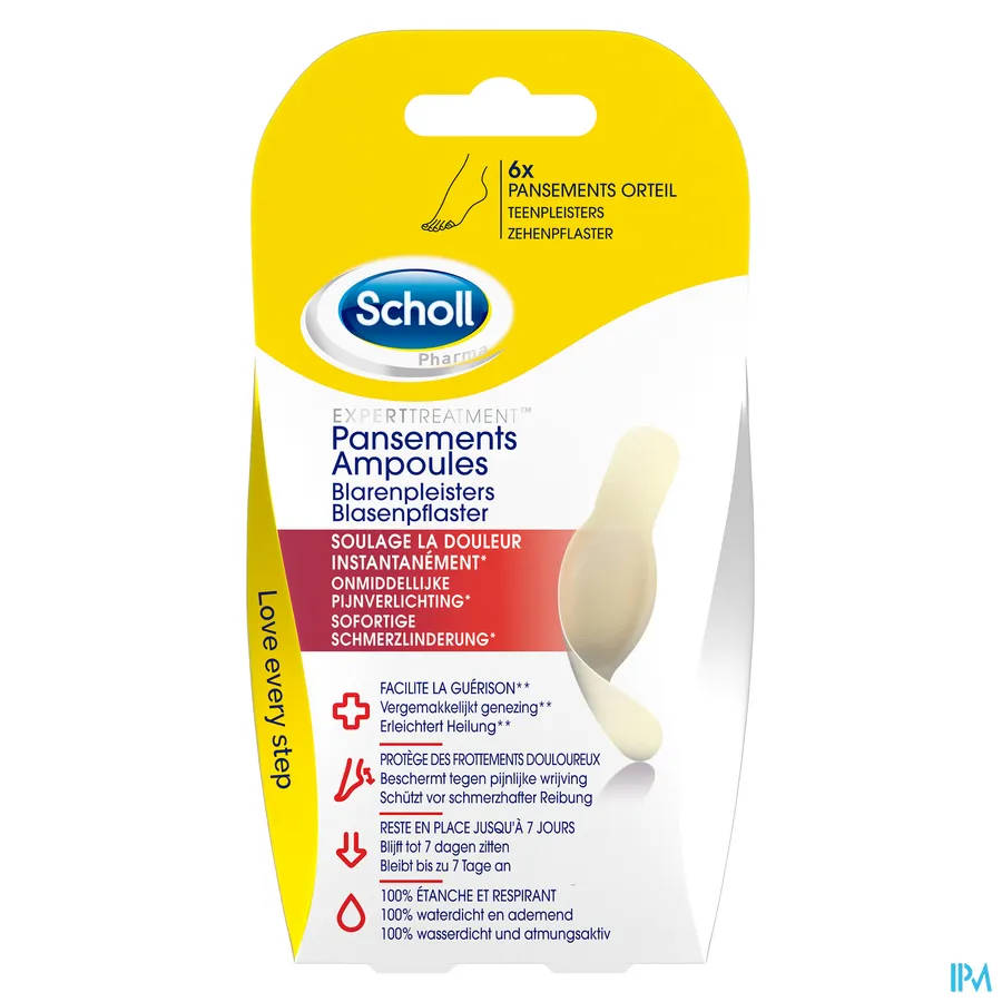 packshot van Scholl Blarenpleister Teenpleister Set 6 stuks