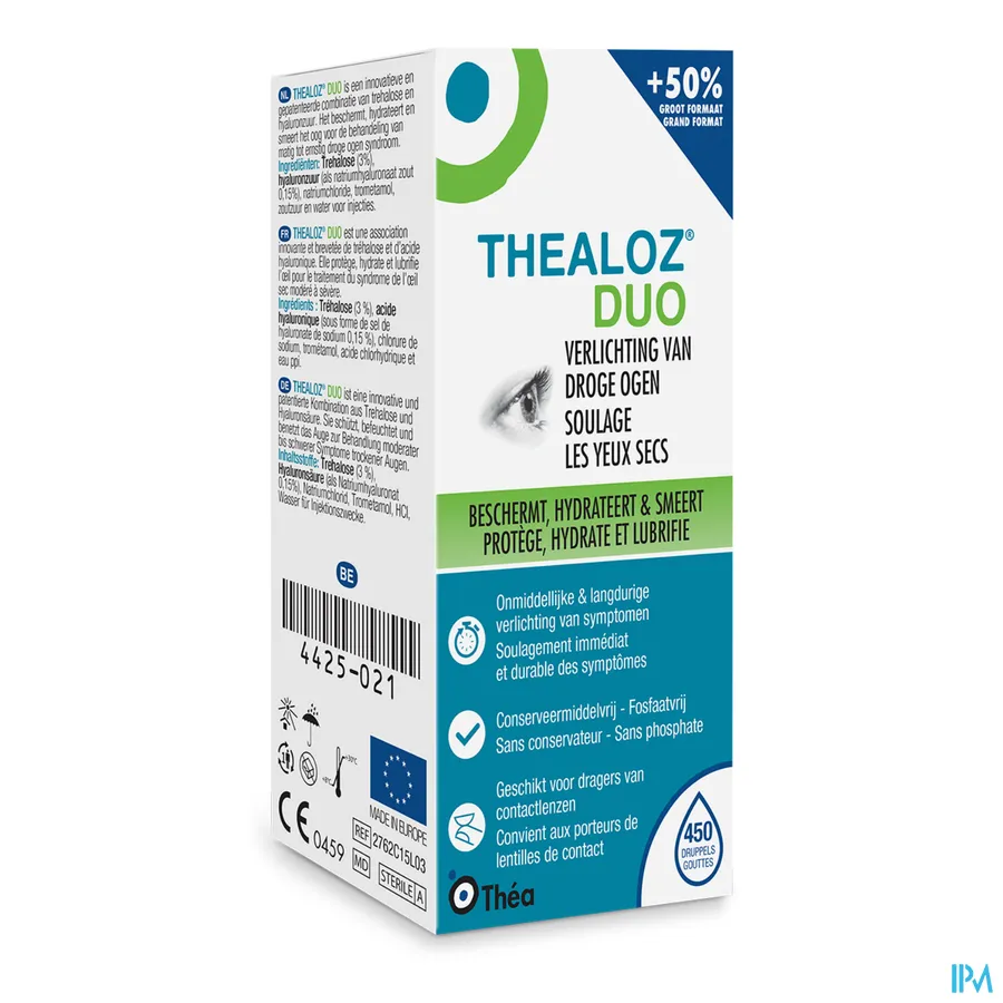 packshot van Thealoz Duo Oogdruppels 15 ml