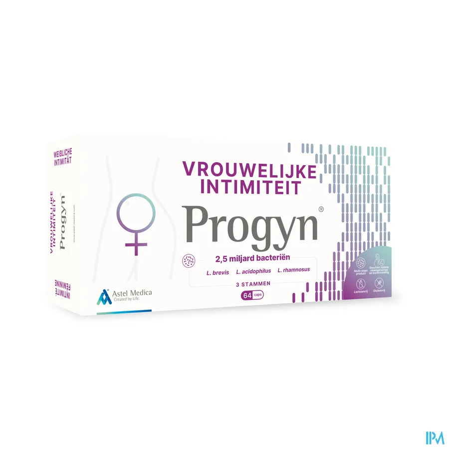 packshot van Progyn 64 capsules