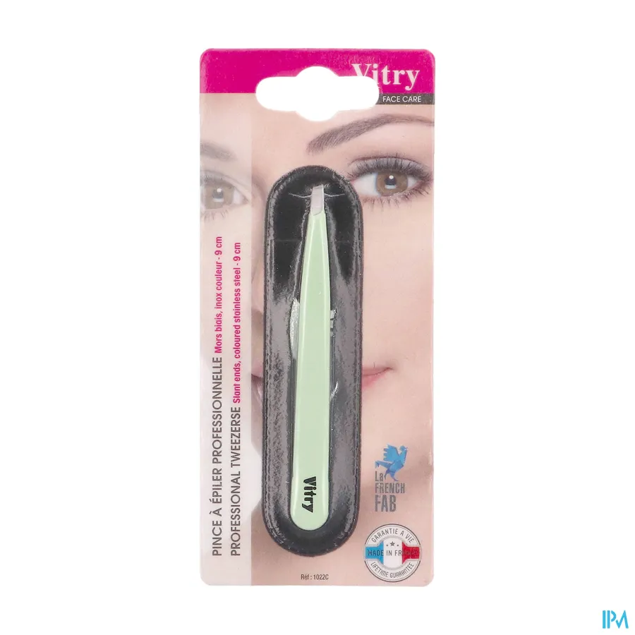 packshot van Vitry Classic Epileerpincet Schuin Inox 1 stuk