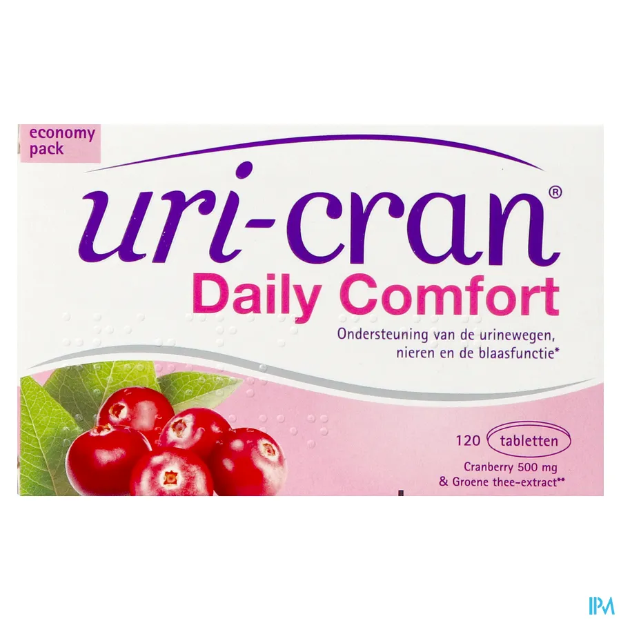 packshot van Uri-Cran Daily Comfort 120 tabletten