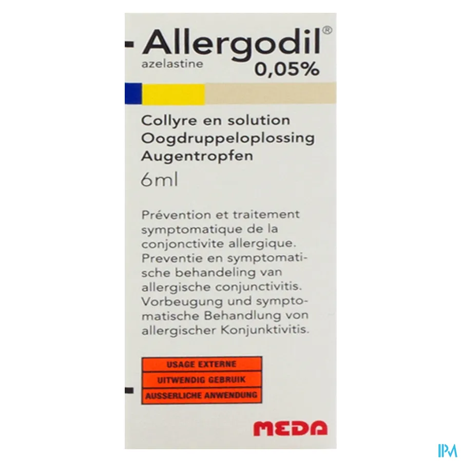 packshot van Allergodil Oogdruppels 6ml
