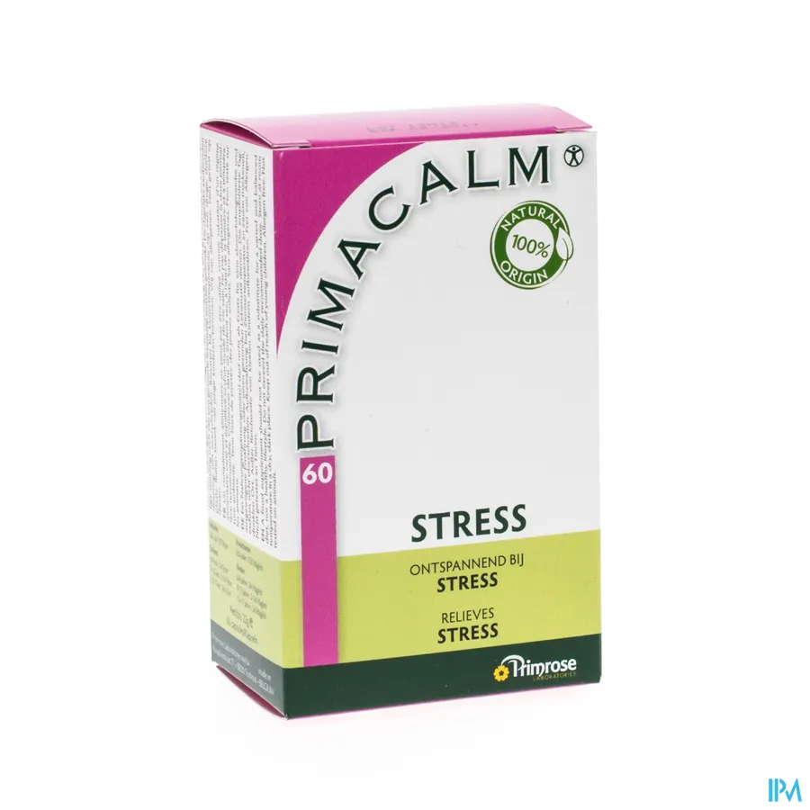 packshot van Primacalm tegen Stress 60 Capsules