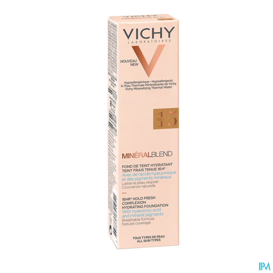 packshot van Vichy Minéralblend Fond De Teint Fluide 15 Terra 30 ml