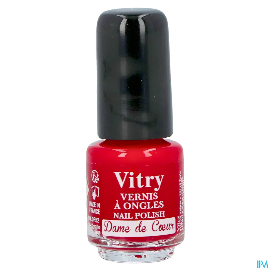packshot van Vitry Nagellak 52 Dame de Coeur 4 ml