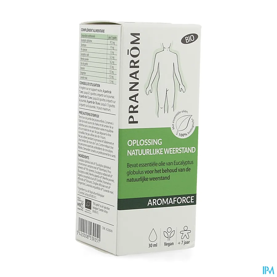 packshot van Pranarom Aromaforce Oplossing Natuurlijke Weerstand 30 ml