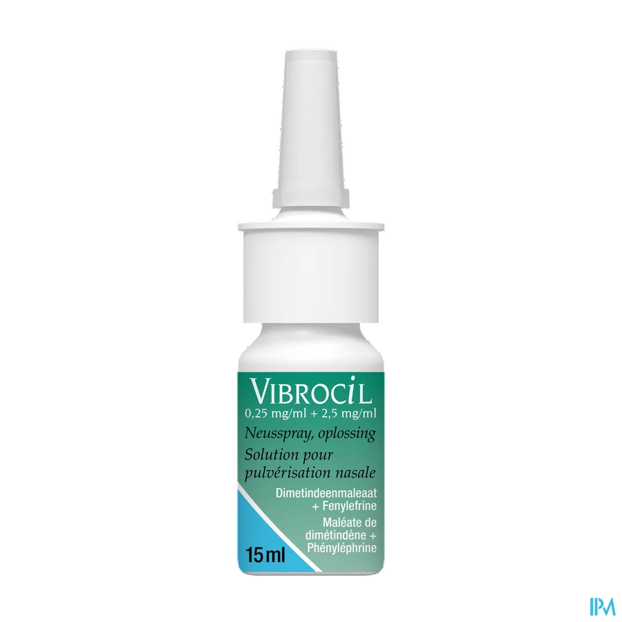 productshot van Vibrocil Neusspray bij Rhinitis 15 ml
