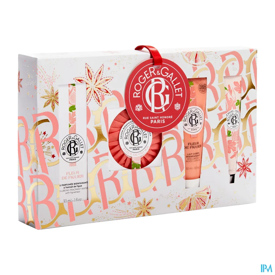packshot van Roger & gallet Set Noel Rit Fleur Figuier 4 Producten
