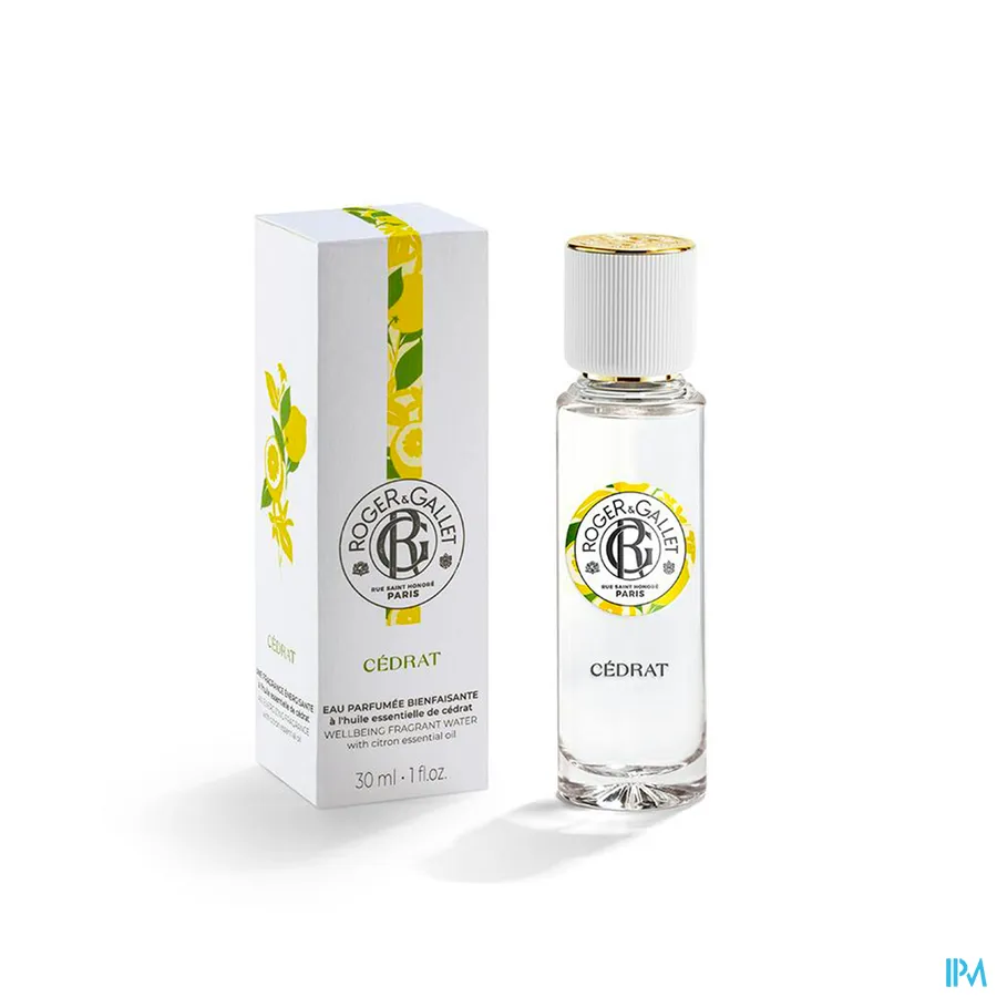 productshot van Roger & Gallet Cedrat Geparfumeerd Water 30 ml