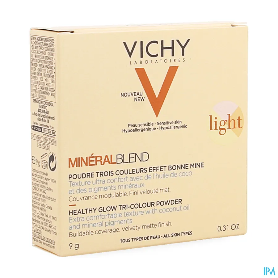 packshot van Vichy Minéralblend Tri-Color Poeder Light 9 g