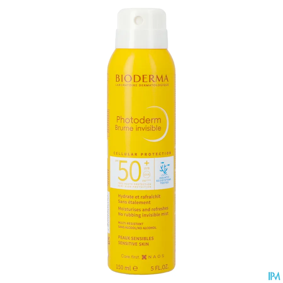 packshot van Bioderma Photoderm Brume Invisible SPF50+ 150 ml