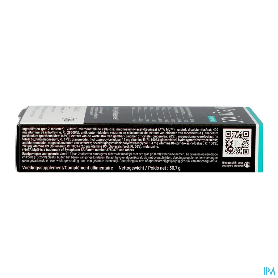 packshot van MegrixX 30 tabletten