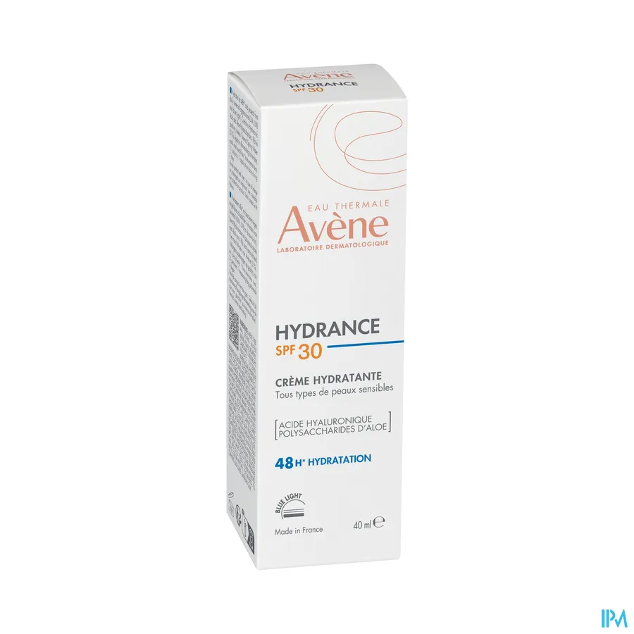 packshot van Avène Hydrance UV Lichte Hydraterende Emulsie SPF30 40 ml