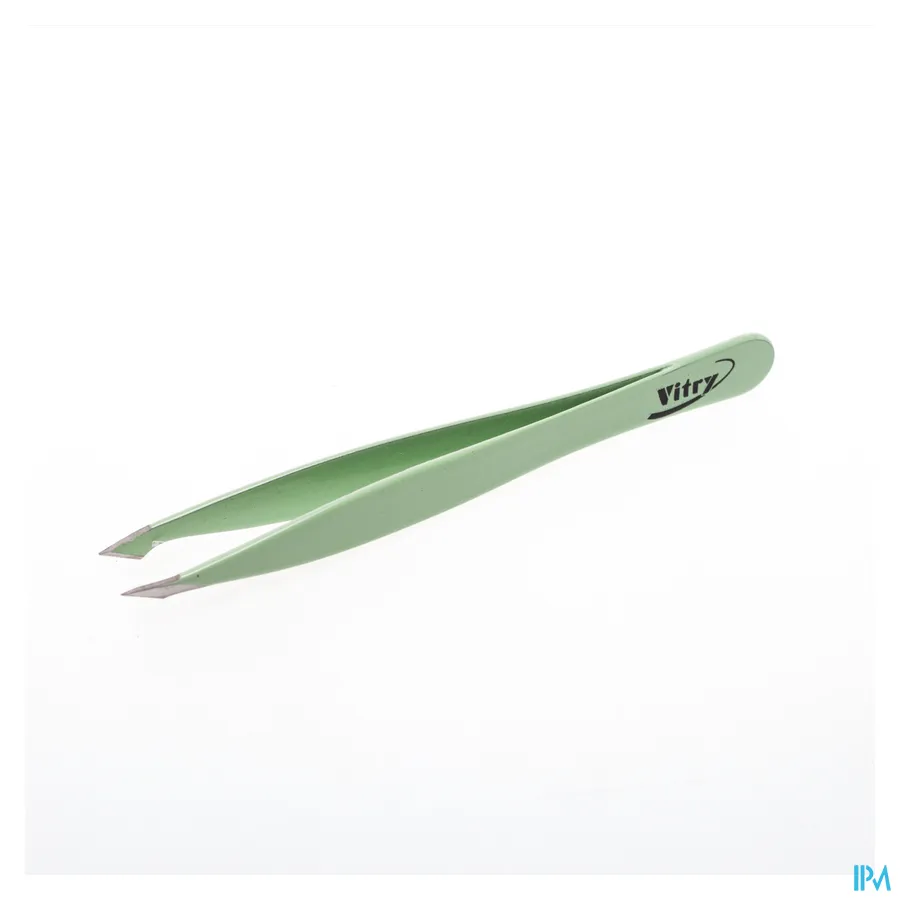 packshot van Vitry Epileerpincet met Schuine Ultrafijne Top Gekleurd