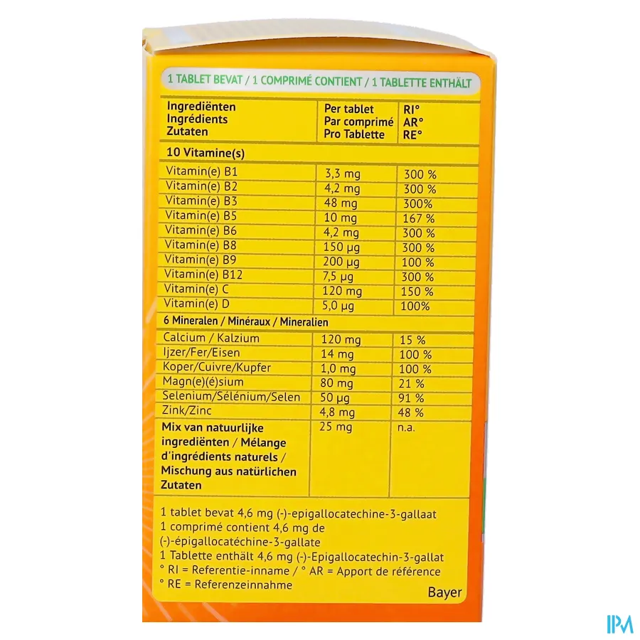 packshot van Supradyn Energy Natura 30 Tabletten