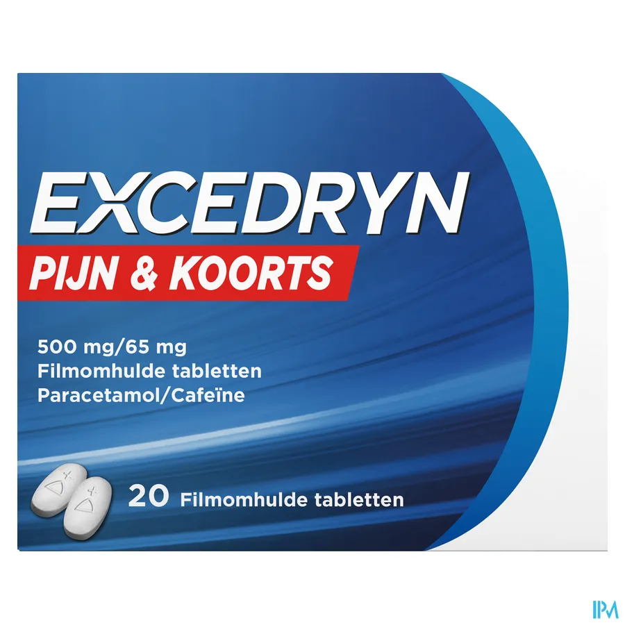 packshot van Excedryn Pijn & Koorts 500 mg/65 mg