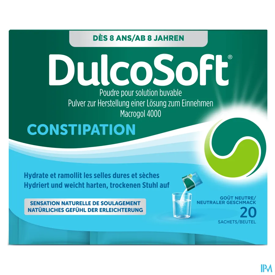 packshot van Dulcosoft Poeder 20 zakjes