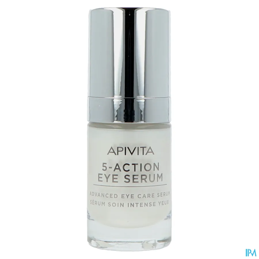 packshot van Apivita 5 Action Oogserum 15 ml