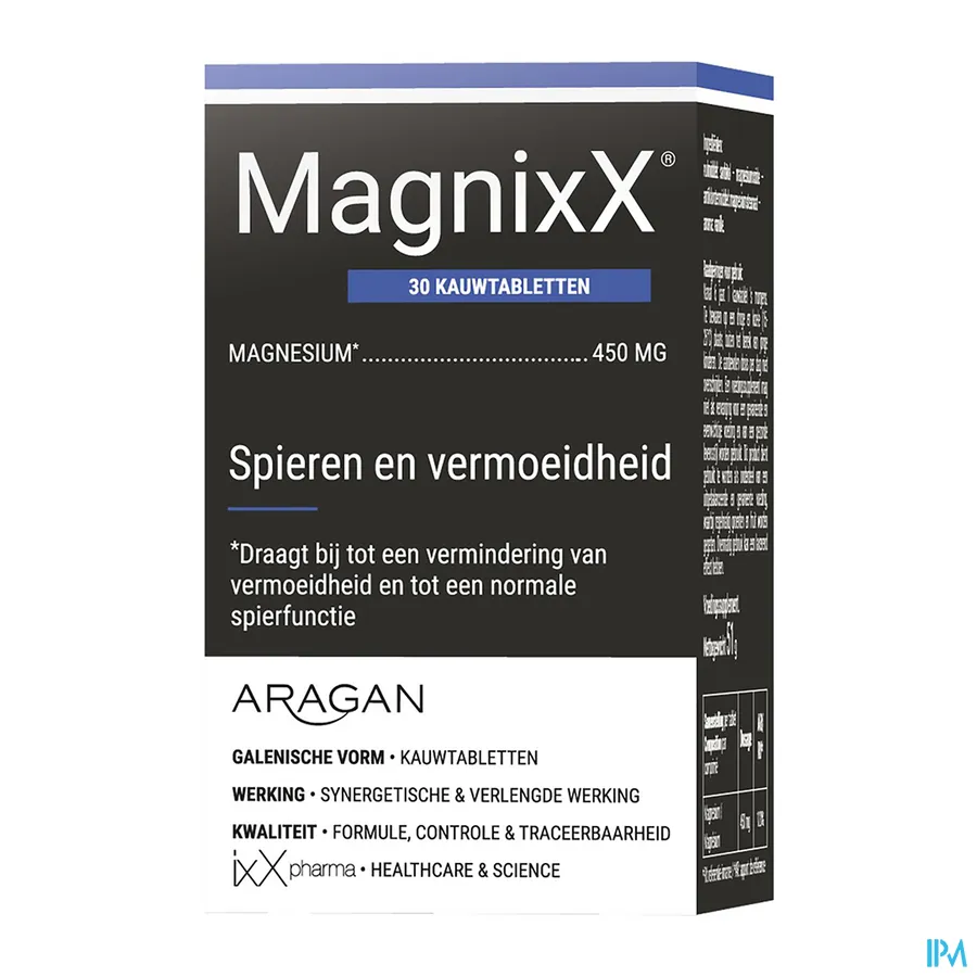 packshot van MagnixX 30 kauwtabletten