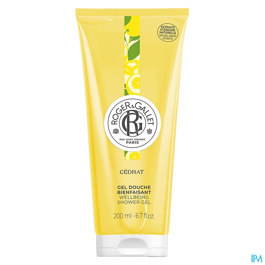 packshot van Roger & Gallet Cédrat Douchegel 200 ml