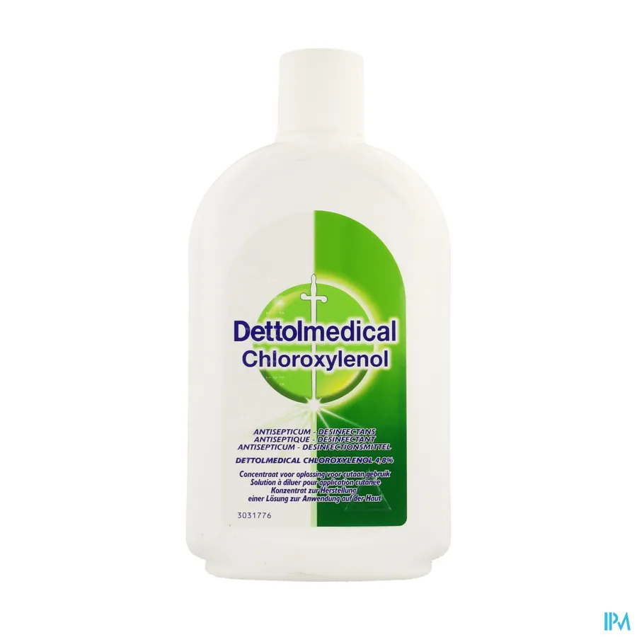 packshot van Dettolmedical Chloroxylenol 4,8% Antisepticum-Desinfectans 500 ml