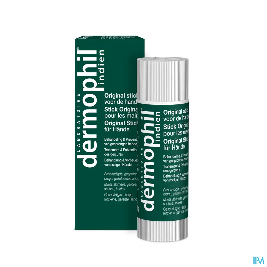 productshot van Dermophil Indien Originele Stick Handen Stick 30 g